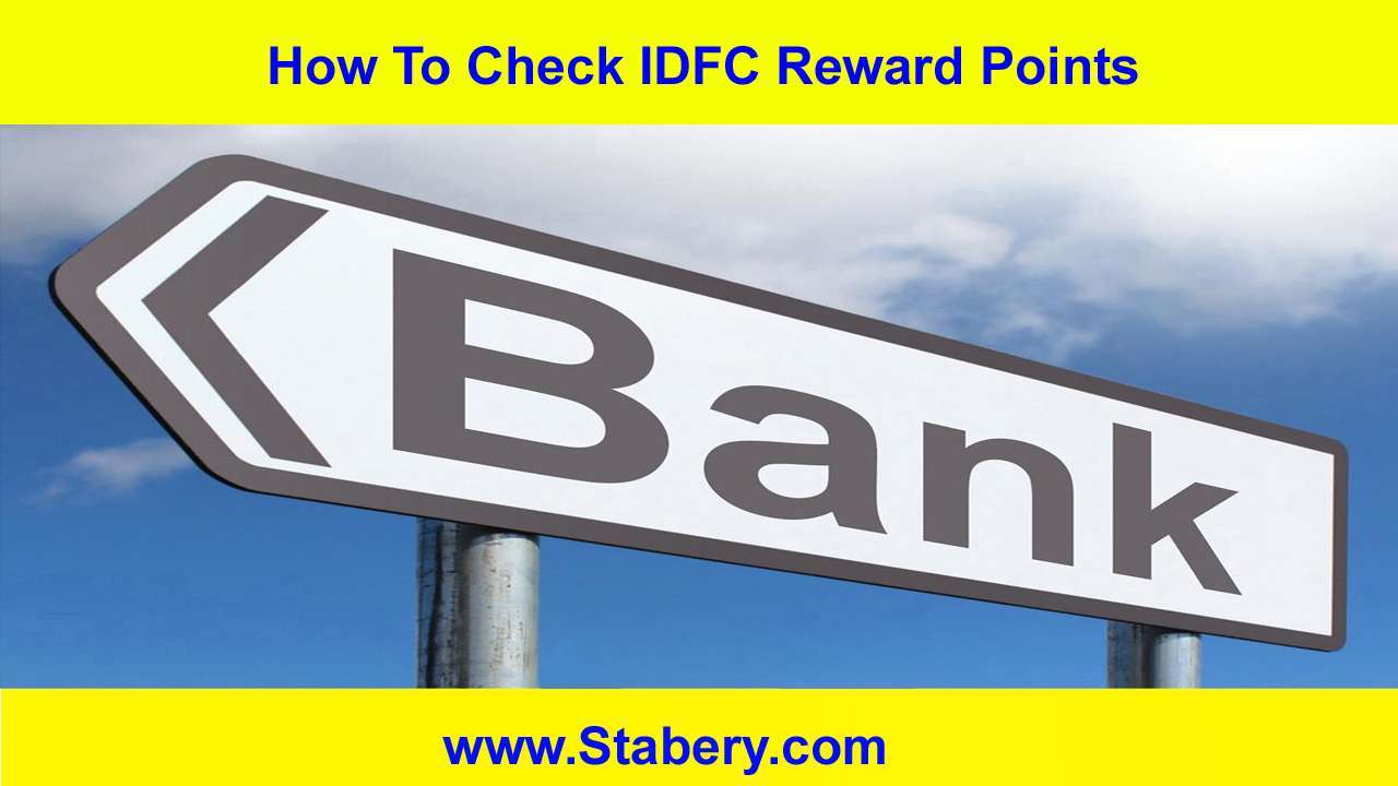 How To Check IDFC Reward Points
