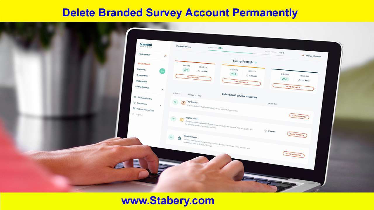 Delete Branded Survey Account Permanently