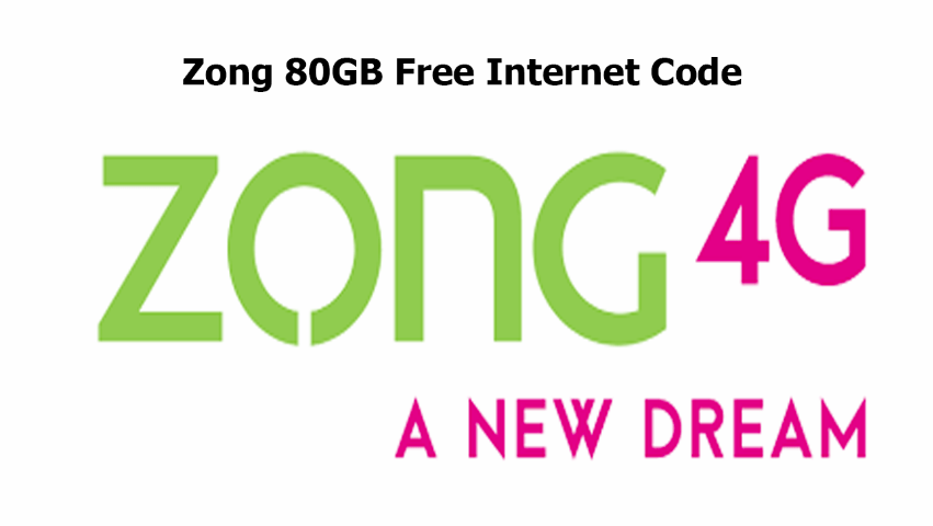 Zong 80GB Free Internet Code 2022